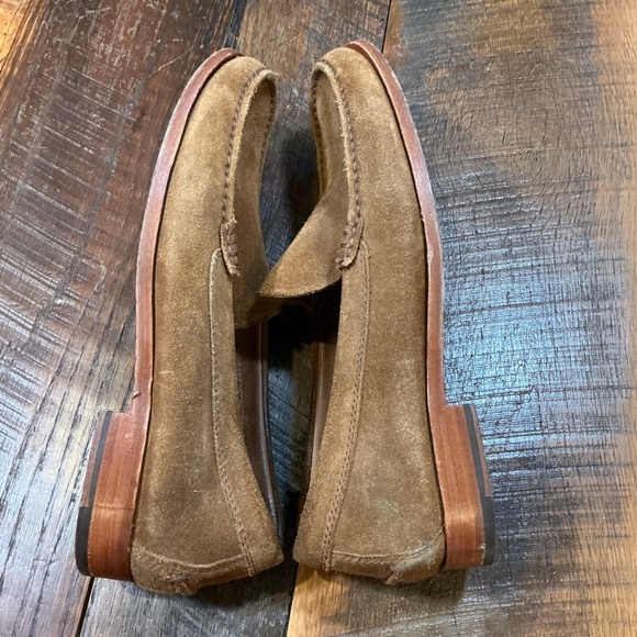 Men\'s Suede Slip-On Loafers in Tan main image 4